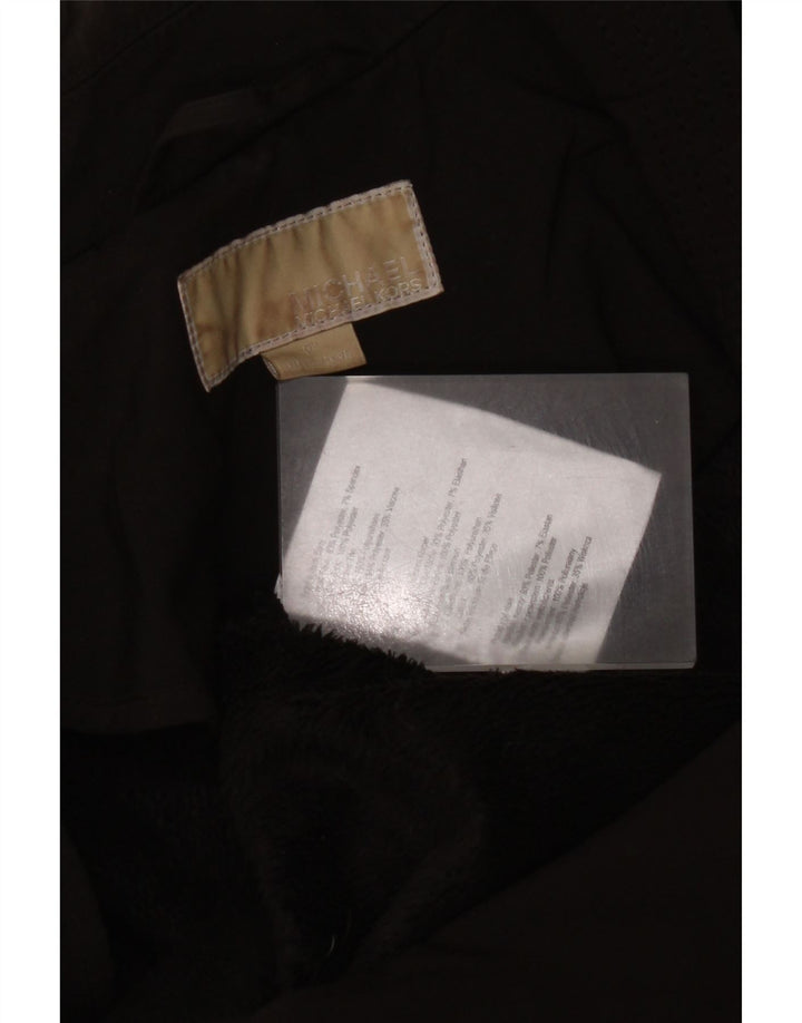 Giacca militare da donna Michael Kors UK 18 XL poliestere nero