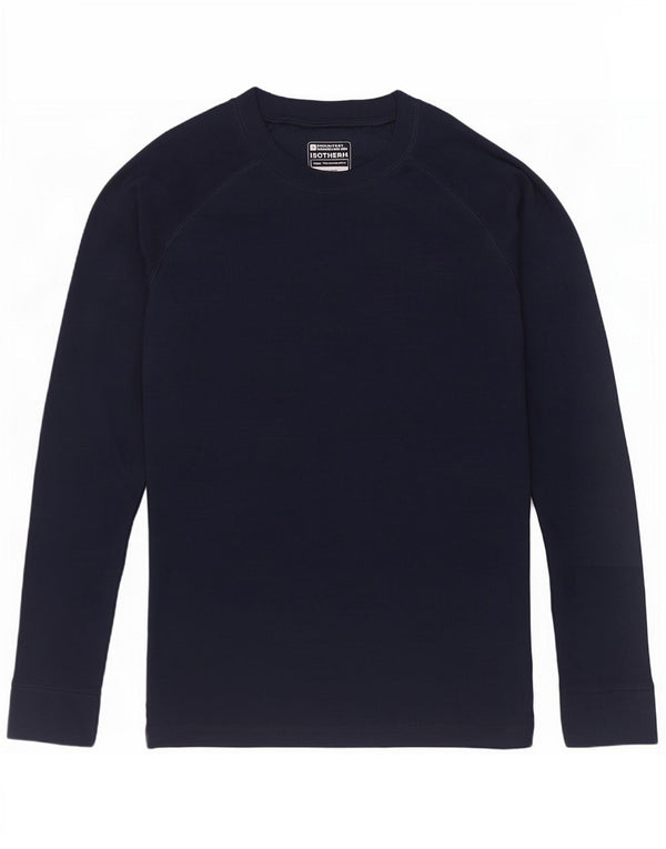 Top da donna a manica lunga Mountain Warehouse UK 12 medio poliestere blu navy