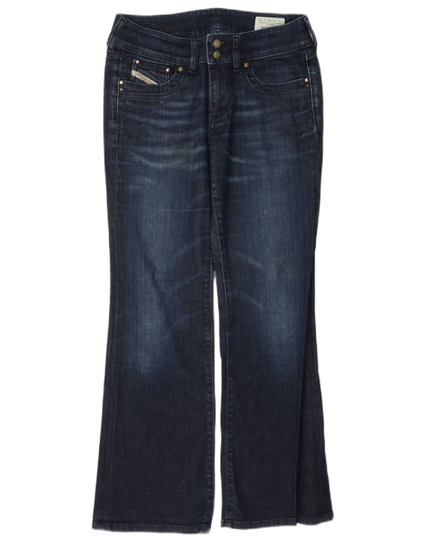 Jeans da donna Diesel Ronhar Bootcut W28 L30 cotone blu navy