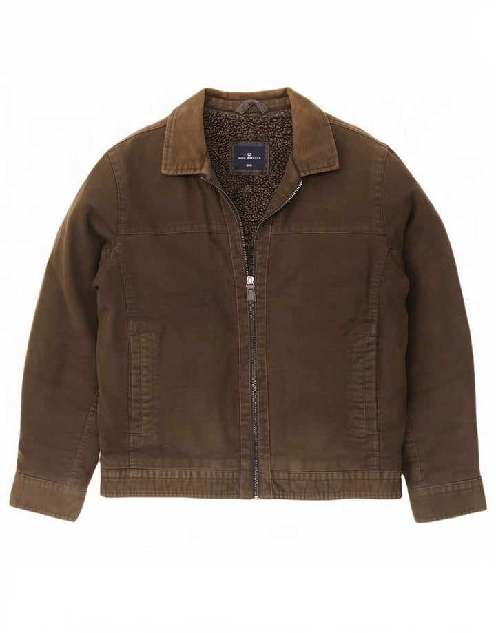 Giubbotto bomber Marks & Spencer da uomo Blue Harbour Sherpa UK 38 Marrone medio