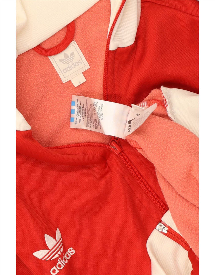 Giacca da ginnastica da uomo Adidas Great Britain, grande, colore rosso