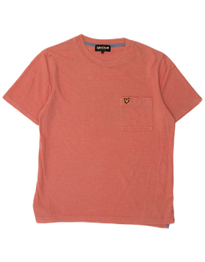 T-shirt da uomo Lyle & Scott grande arancione