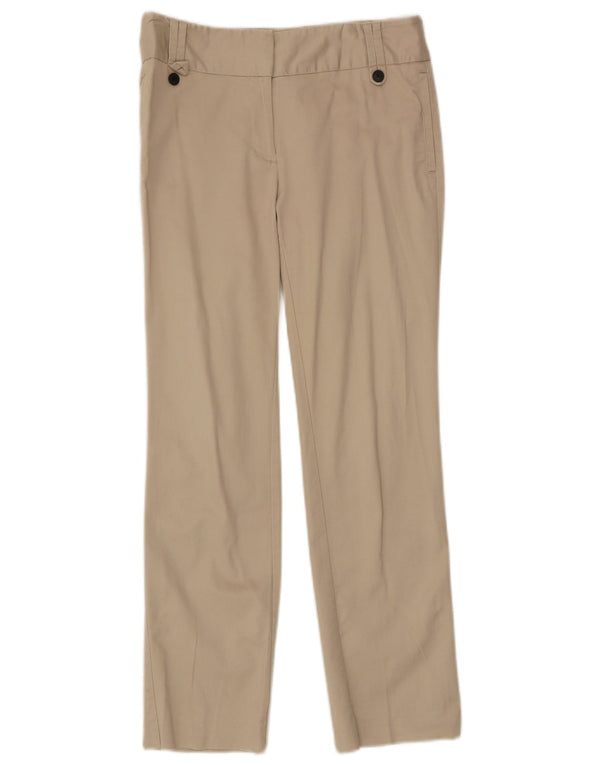 Pantaloni chino dritti da donna Zara EU 36 XS W26 L28 Beige