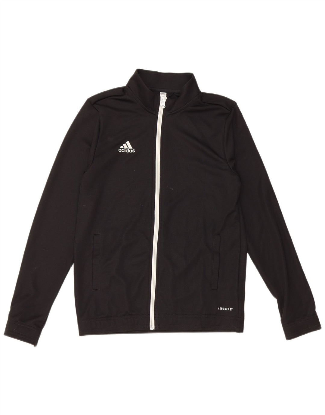 Giacca da tuta ADIDAS Aeroready da ragazzo 13-14 anni in poliestere nero
