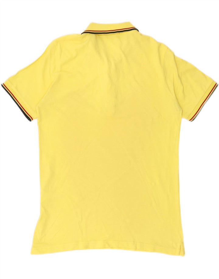 Polo da uomo GAUDI grande in cotone giallo