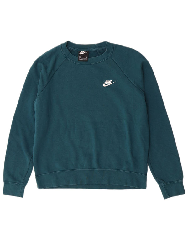 Felpa da donna Nike Jumper UK 14 cotone verde medio