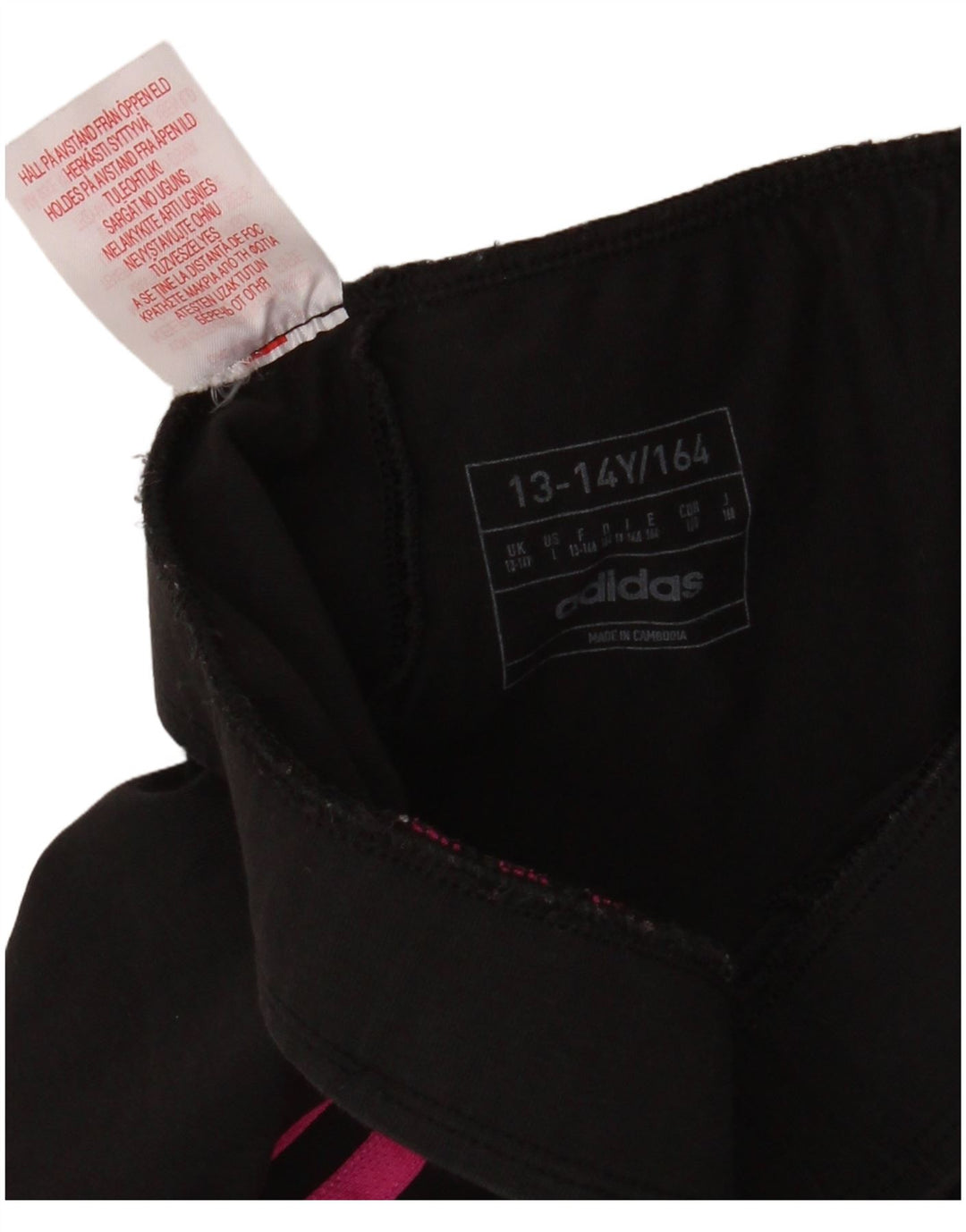 Leggings ADIDAS Bambina 13-14 Anni Nero