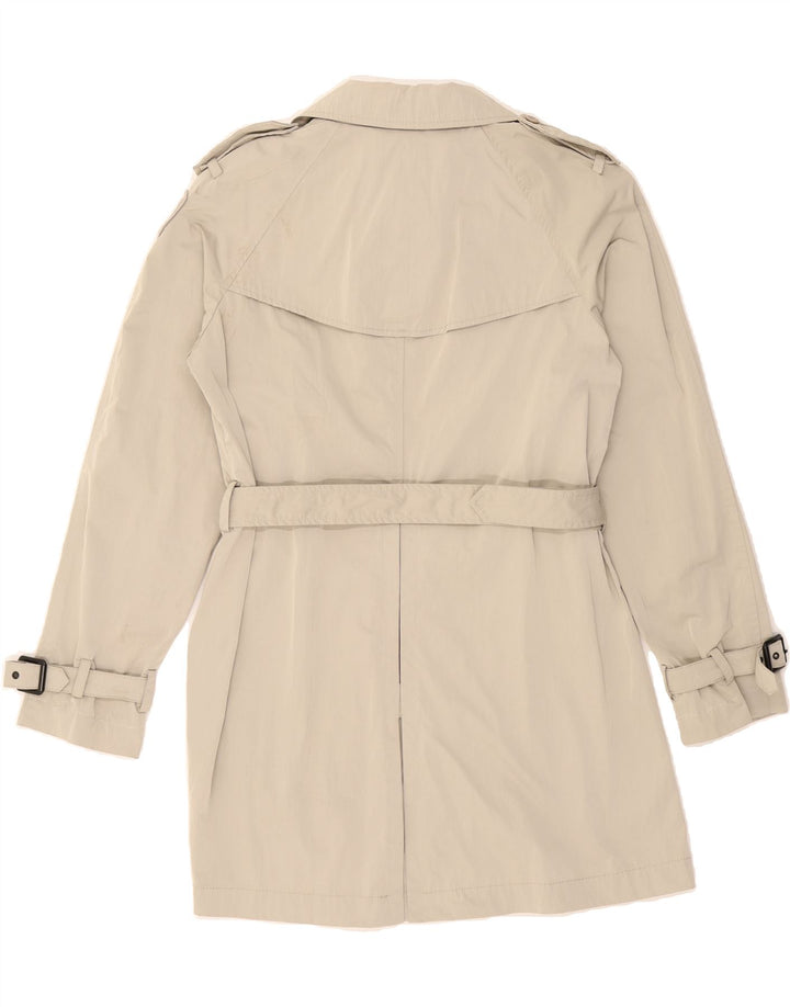 BLAUER Womens Trench Coat UK 14 Large Beige Polyester Vintage Blauer and Second-Hand Blauer from Messina Hembry 