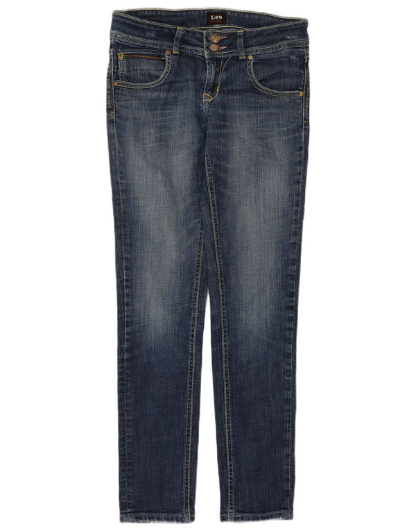 Jeans slim da donna Lee W28 L29 cotone blu