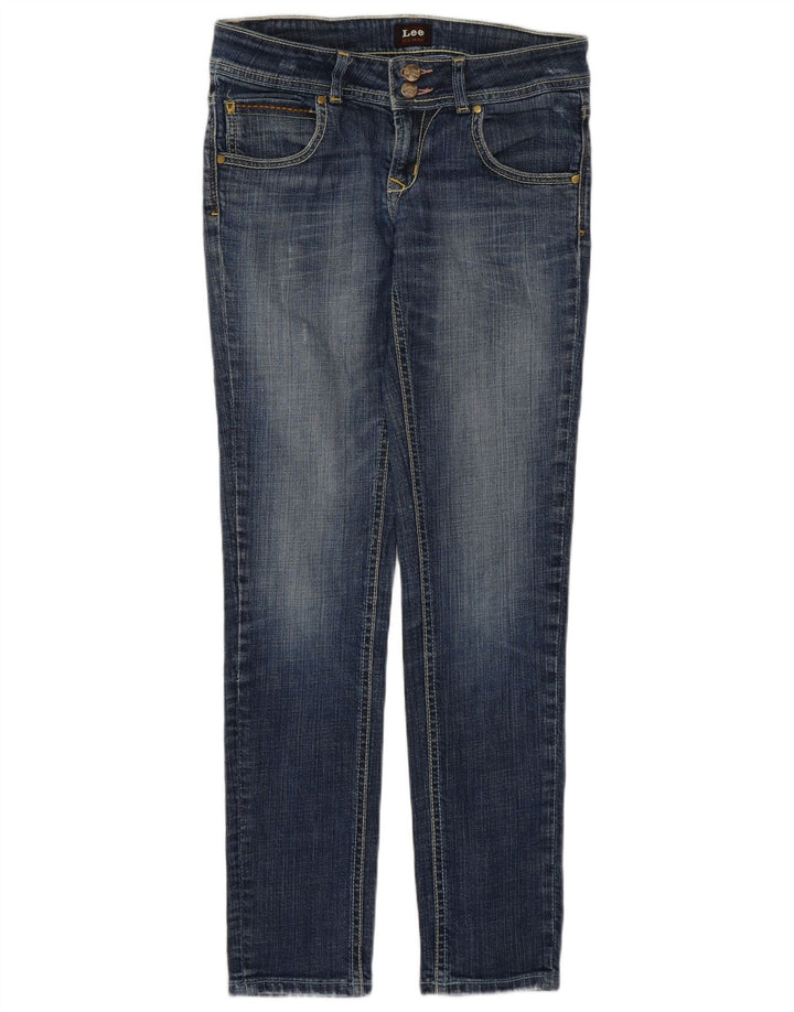 Jeans slim da donna Lee W28 L29 cotone blu