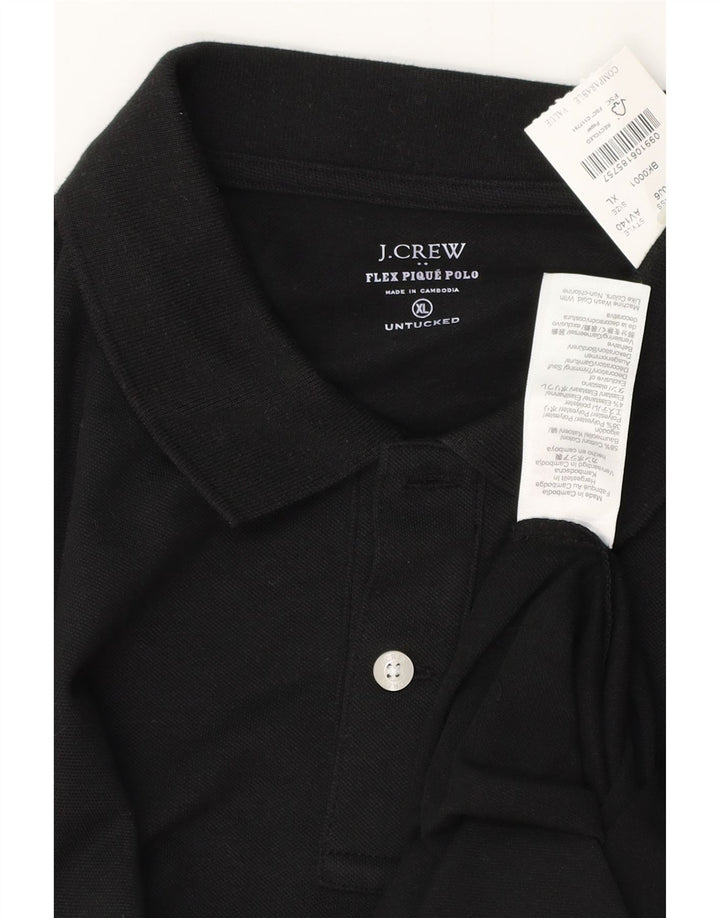 Polo da uomo J. CREW XL in cotone nero
