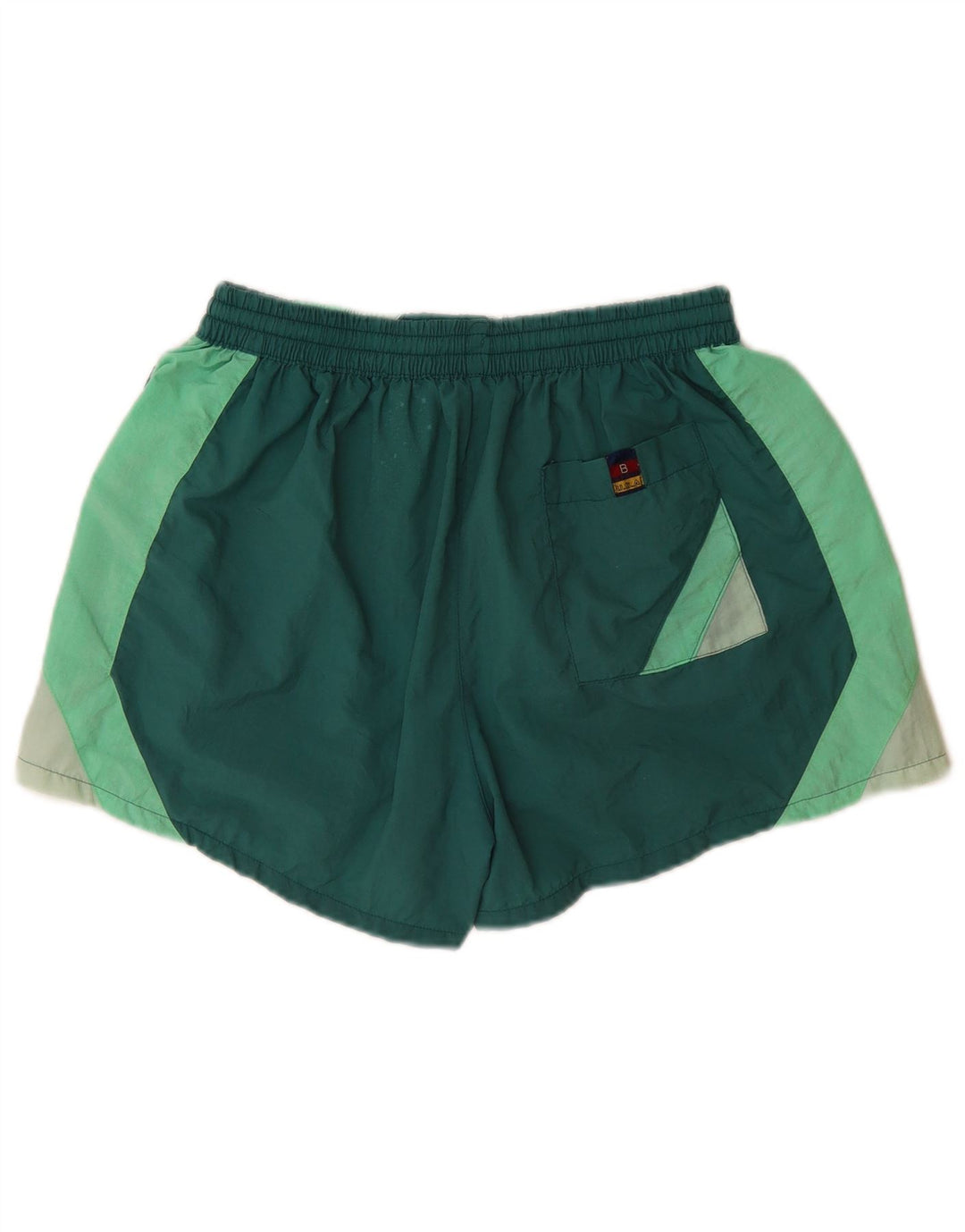 Pantaloncini da bagno per ragazzi SWASH 11-12 anni Poliammide color block verde medio