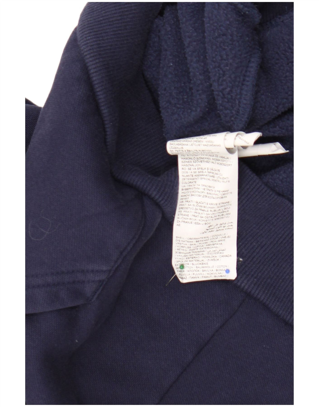 Felpa con cappuccio grafica da uomo Puma media cotone blu navy