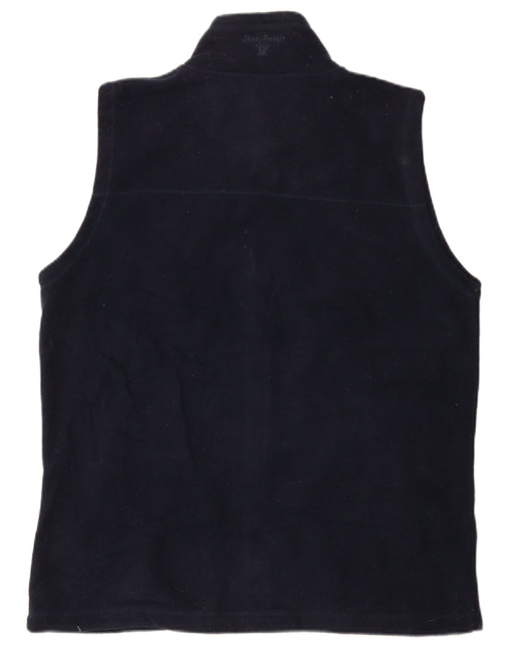 Gilet in pile da uomo James Pringle UK 38 medio poliestere blu navy