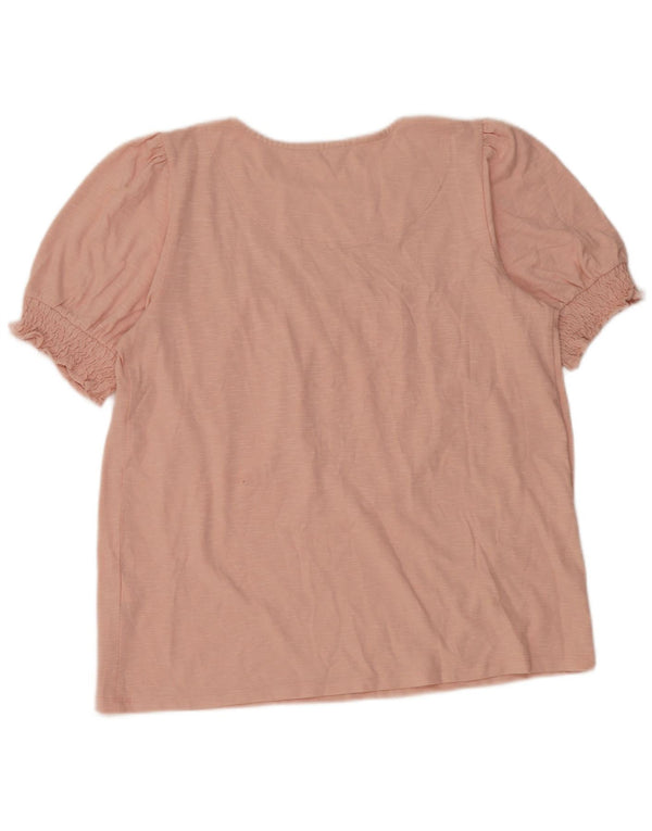 Top camicetta da donna Joules UK 12 cotone rosa medio