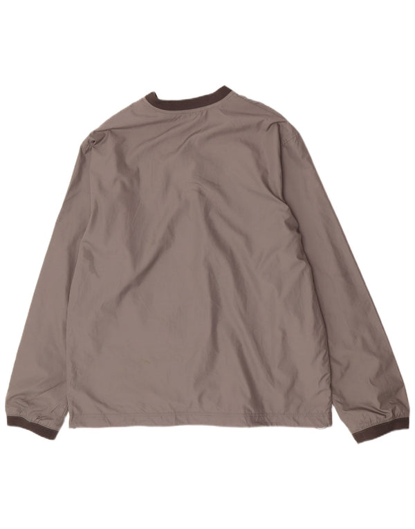 Top della tuta pullover da uomo Nike XL poliestere grigio