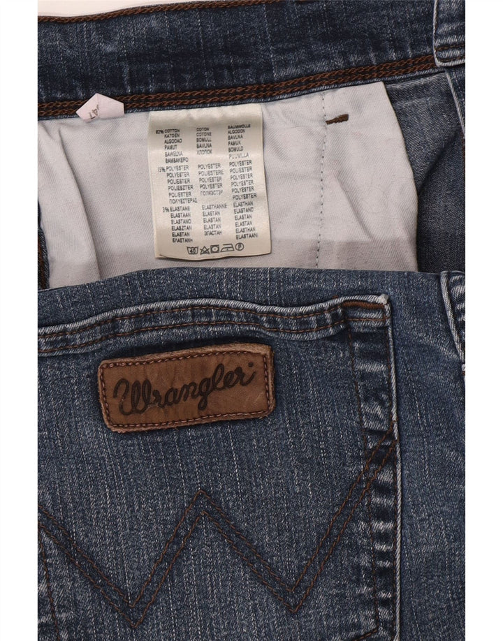 Jeans dritti da uomo Wrangler Texas W34 L30 cotone blu