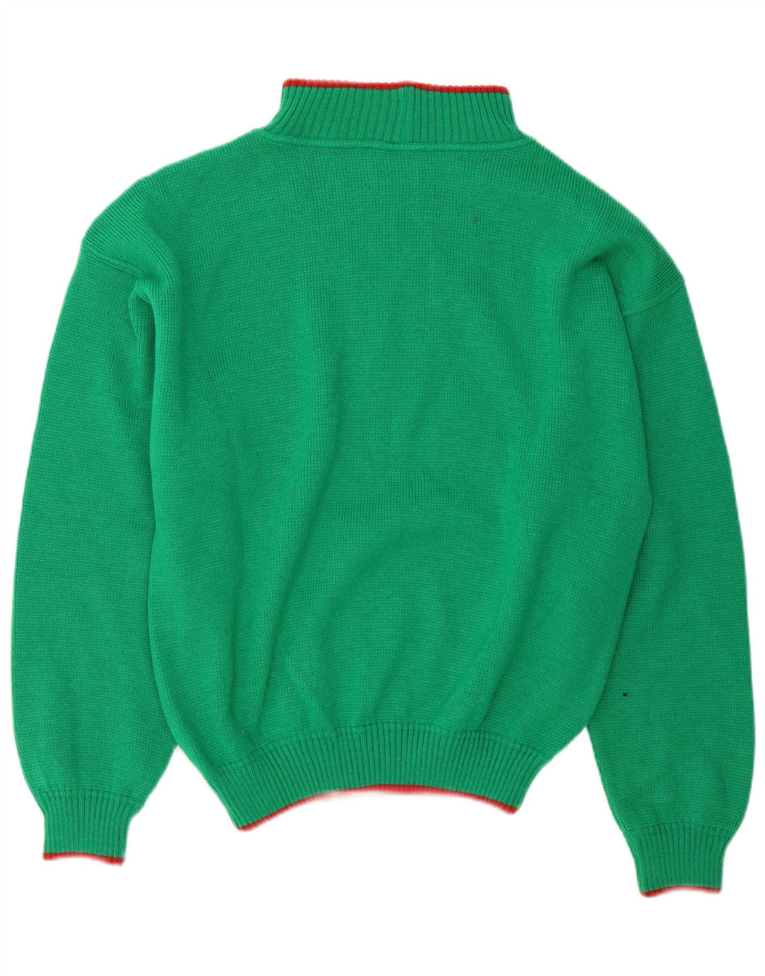 Maglione da uomo con collo a tartaruga grafico Foxhound grande lana verde