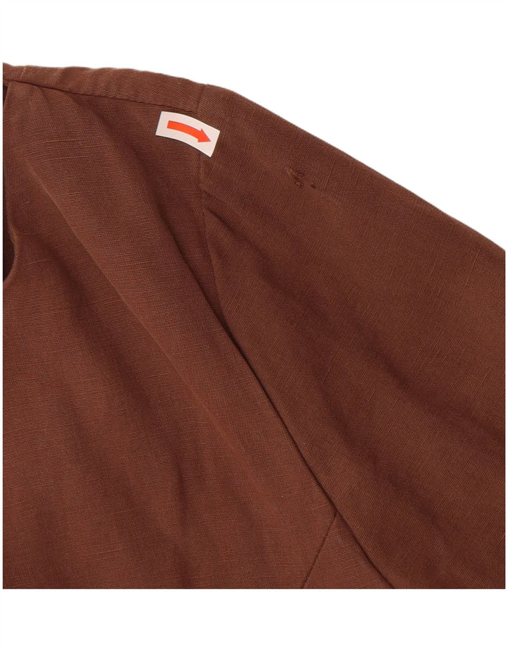 VICINI Abito Tubino Donna IT 40 Small Marrone Modal