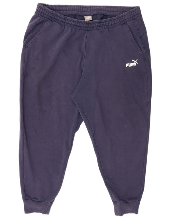 Pantaloni da tuta da uomo Puma Joggers 3XL cotone blu navy