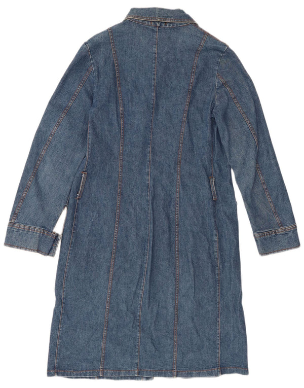 Trench in denim da donna Susy Mix UK 10 piccolo blu