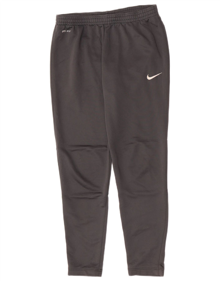 Pantaloni da tuta Nike Dri Fit da uomo in poliestere grigio medio