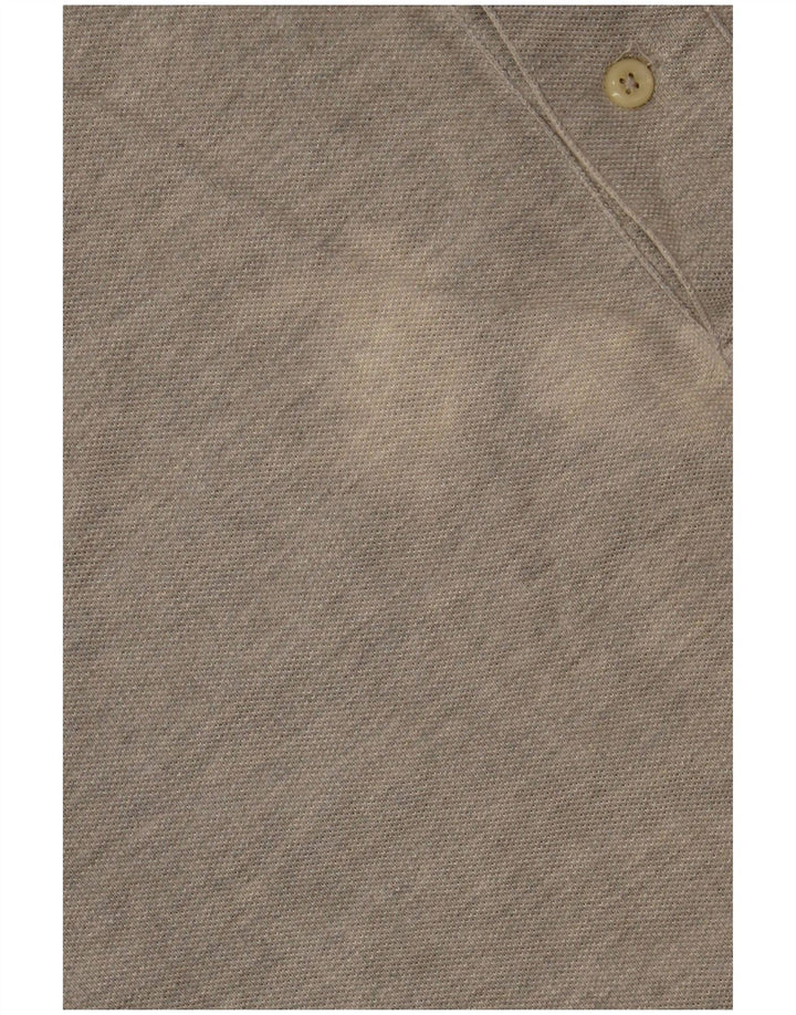 POLO RALPH LAUREN Polo da uomo a maniche lunghe vestibilità ampia in cotone grigio medio