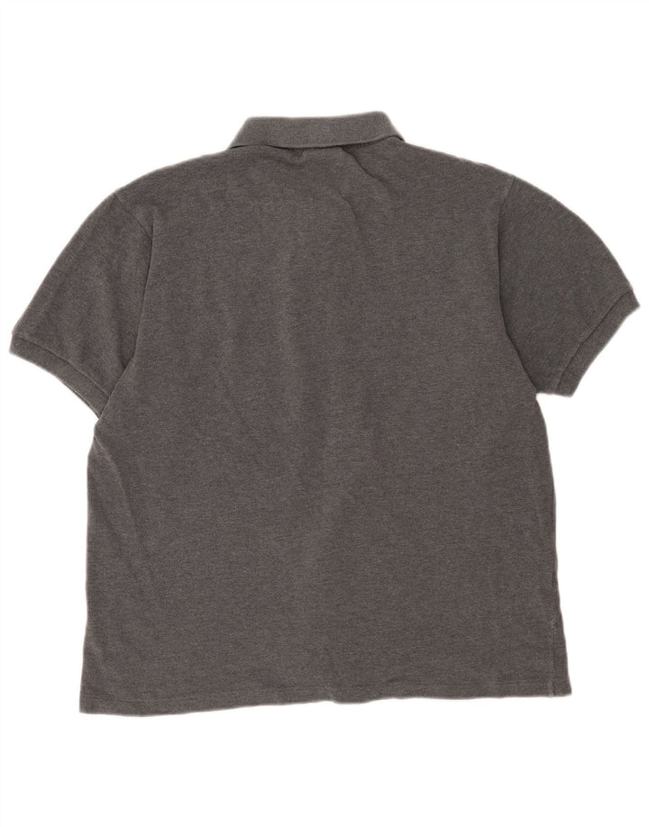 Polo da uomo Lacoste taglia 5 grande in cotone grigio