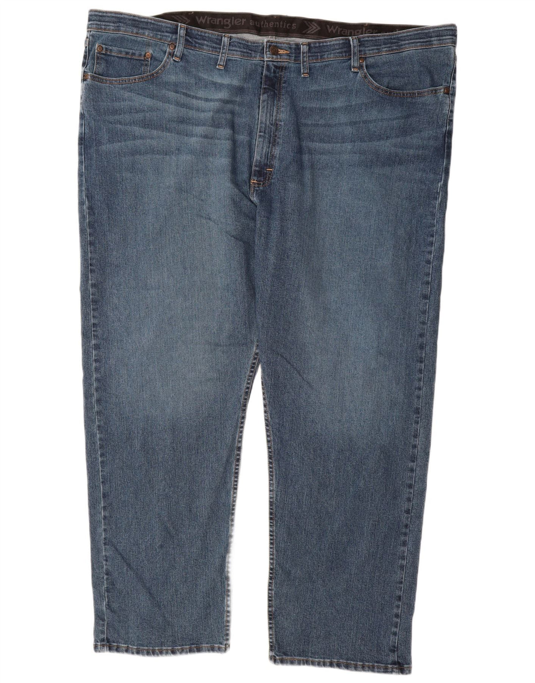 Jeans dritti da uomo Wrangler W48 L30 cotone blu