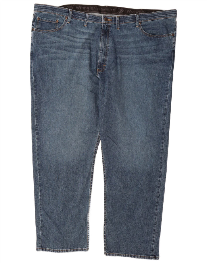 Jeans dritti da uomo Wrangler W48 L30 cotone blu