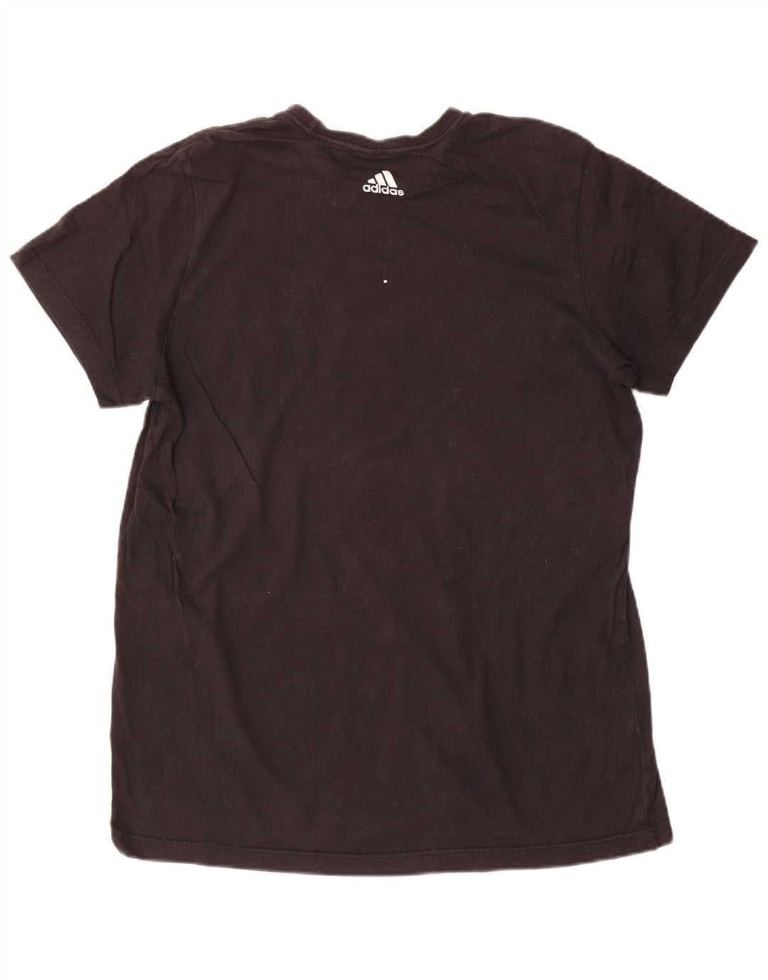 T-shirt grafica da uomo Adidas Top grande in cotone nero