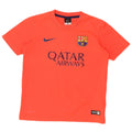 T-shirt con grafica NIKE Barcelona per ragazzi, 10-11 anni, arancione medio