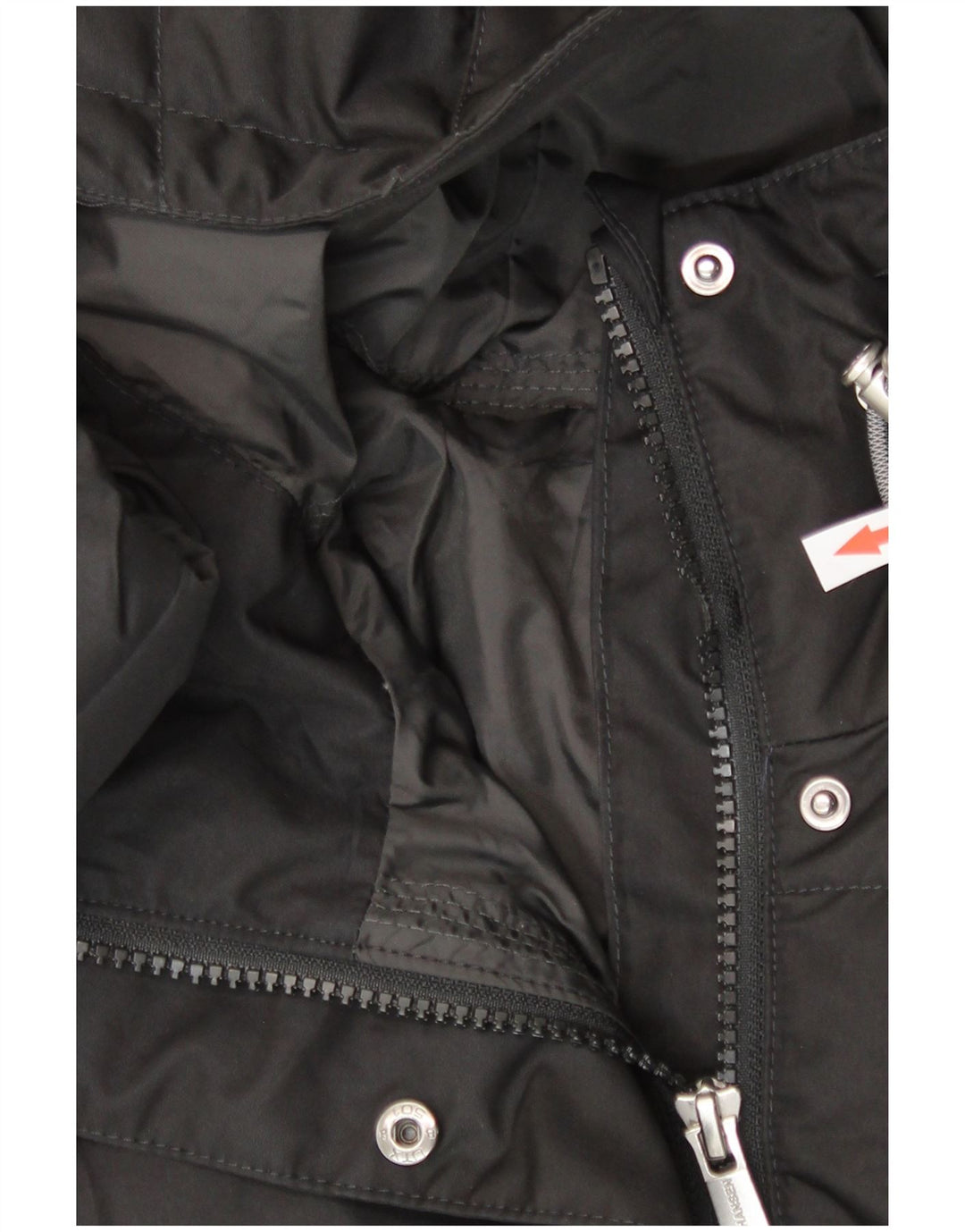 Cappotto imbottito con cappuccio da donna Helly Hansen UK 10 piccolo poliestere nero