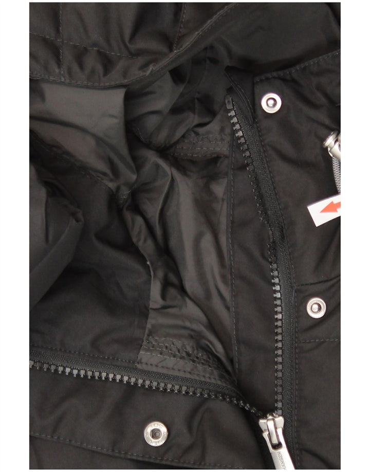 Cappotto imbottito con cappuccio da donna Helly Hansen UK 10 piccolo poliestere nero