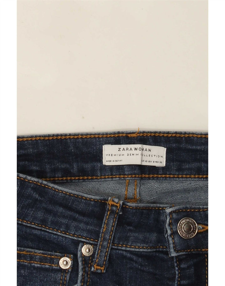 Jeans skinny effetto invecchiato Zara da donna EU 40 medio W30 L28 blu