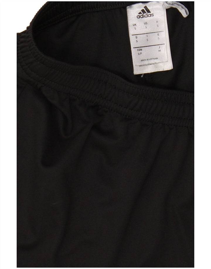 Pantaloncini sportivi Adidas Climalite da uomo piccoli in poliestere nero