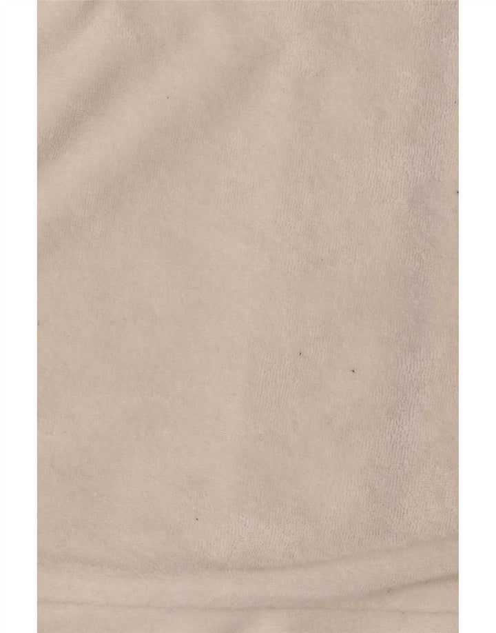 Maglione con cappuccio e zip oversize in pile da donna Slam UK 10 piccolo poliestere bianco