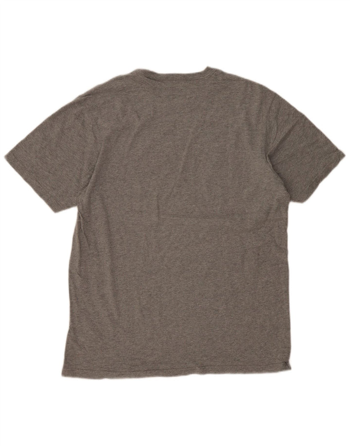 Eddie Bauer T-shirt alta da uomo Top grande in cotone grigio
