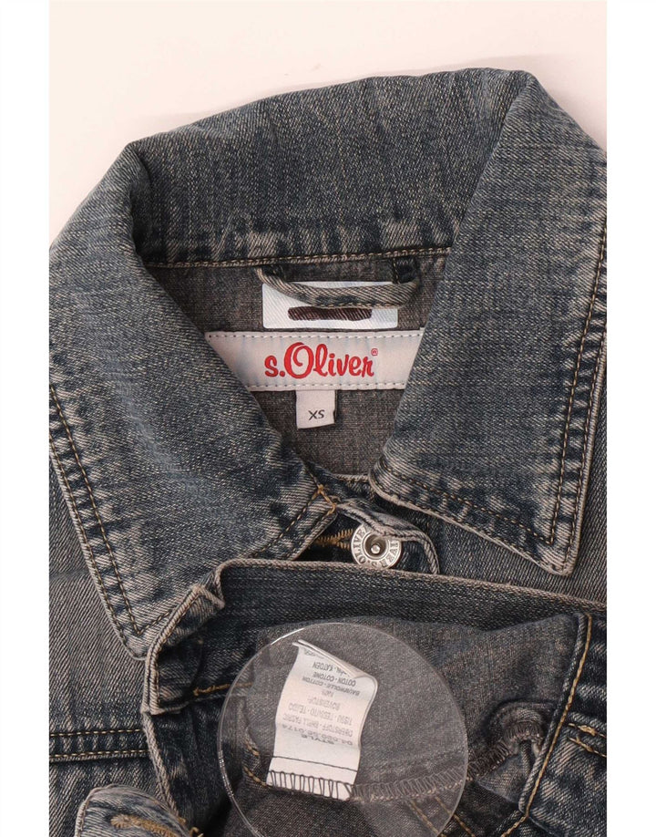 Giacca di jeans da donna S.Oliver UK 6 XS Blu cotone