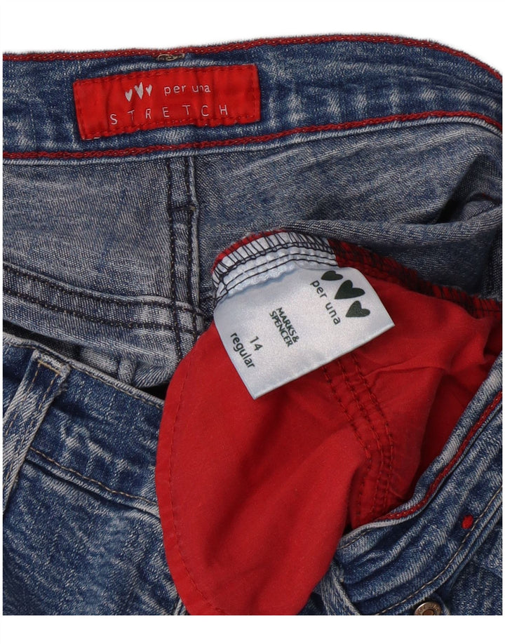 Jeans bootcut da donna PER UNA UK 14 medio W30 L30 cotone blu