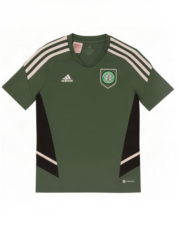 Maglietta grafica Adidas da ragazzo The Celtic Football Club 11-12 anni Verde