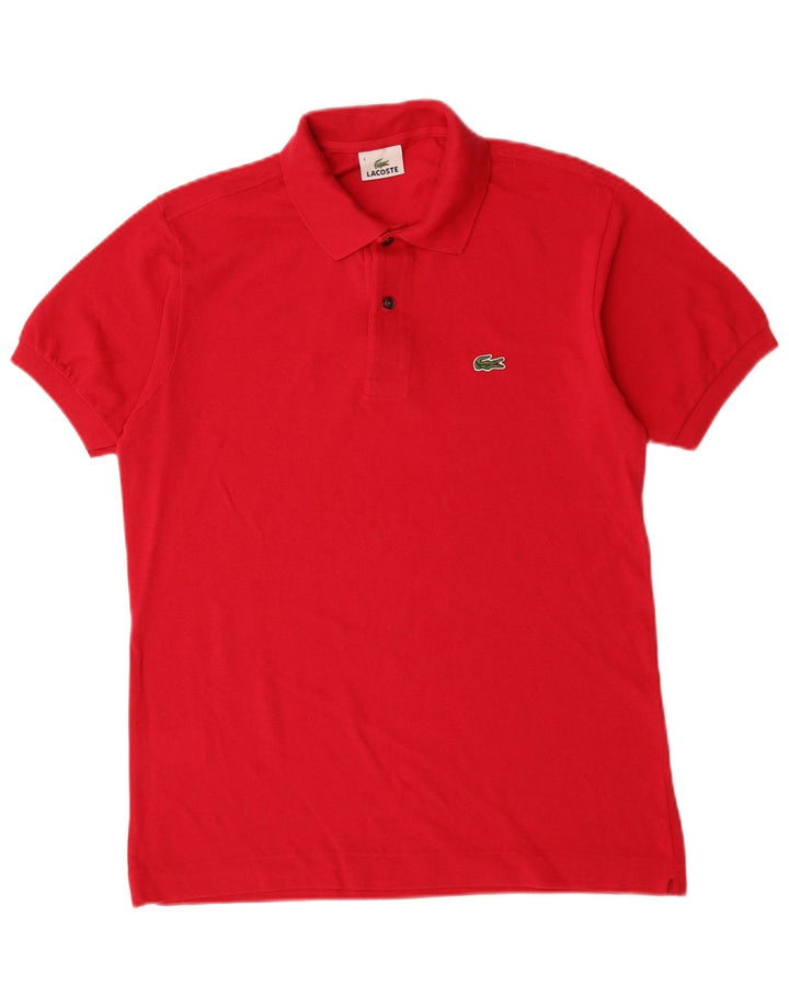 Polo da uomo Lacoste taglia 4 media in cotone rosso