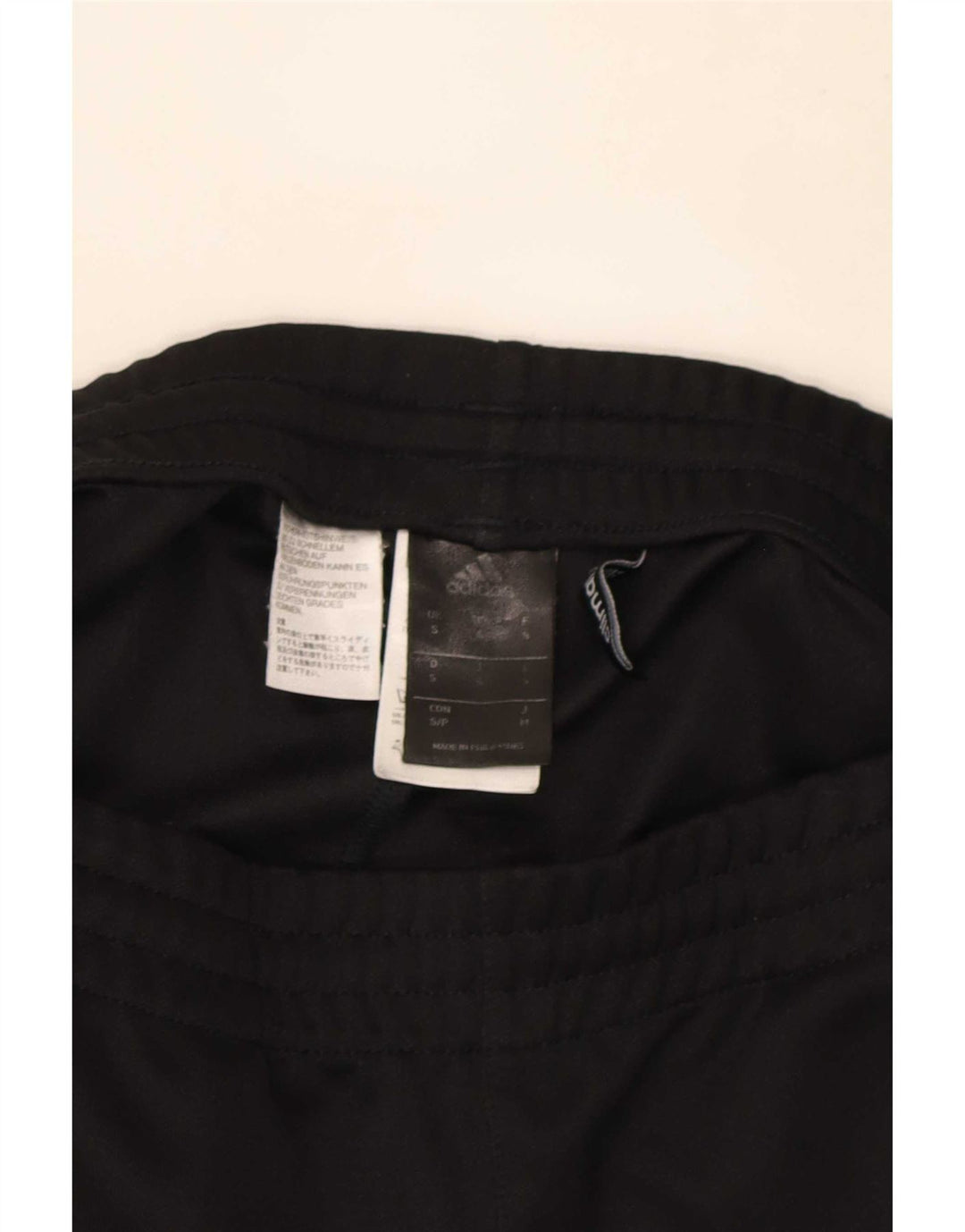 Pantaloni da tuta Adidas Climalite da uomo piccoli in poliestere nero