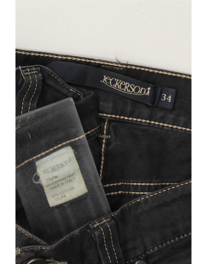 Jeans dritti da uomo Jeckerson W34 L31 cotone grigio
