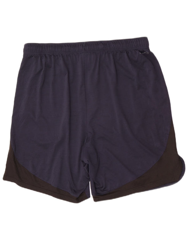 Pantaloncini sportivi da uomo Russell Athletic, grandi, in poliestere blu navy