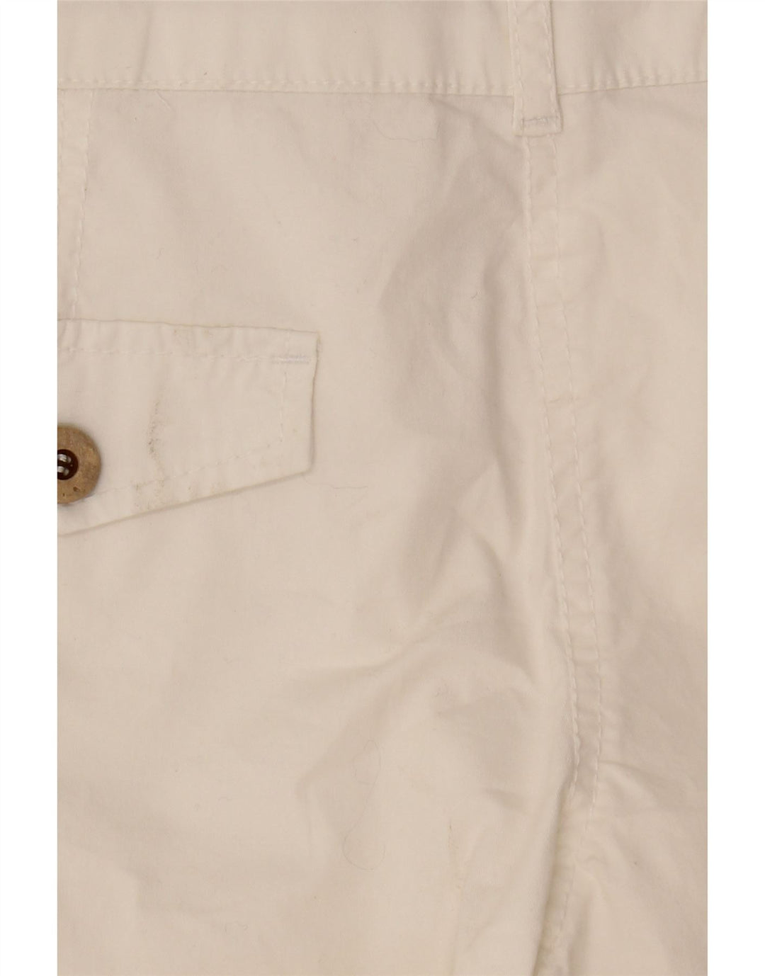 BERSHKA Womens Sleeveless Playsuit UK 10 Small  White Cotton Vintage Bershka and Second-Hand Bershka from Messina Hembry 