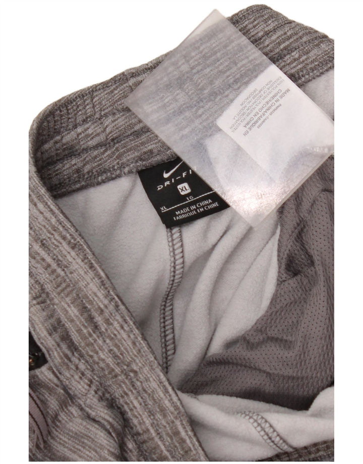Pantaloni da tuta NIKE da ragazzo Dri Fit Joggers 13-14 anni XL grigio chiazzato