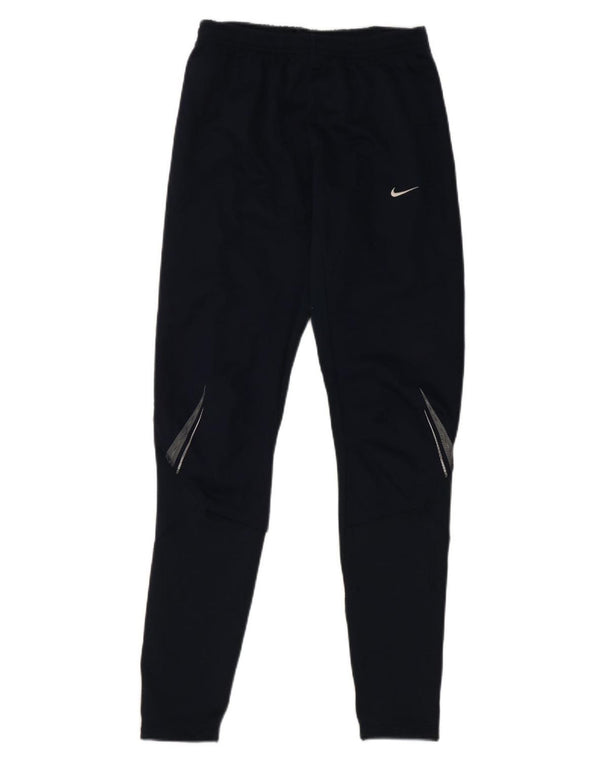 Pantaloni da tuta Nike da uomo in poliestere a righe medie blu navy