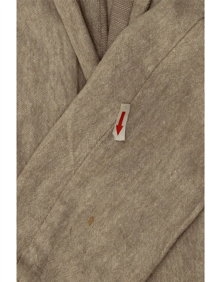 Giacca blazer a 2 bottoni Zara da ragazzo 11-12 anni in lino beige