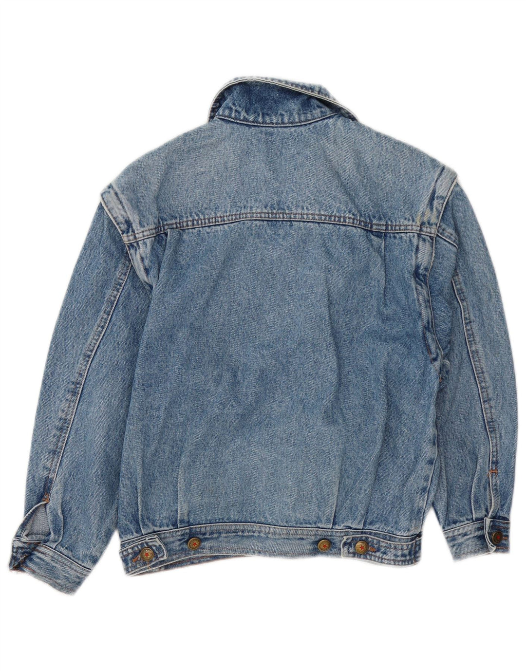 Casucci Giacca in denim grafico da bambino 10-11 anni in cotone blu